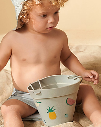 Liewood Dante Beach Set Fruit Dove Blue Multi Mix - Bucket+Shovel+Moulds Beach Toys