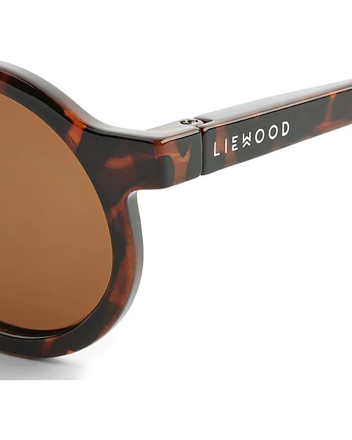 Liewood Darla Sunglasses 4-10 Y - Dark Tortoise - Shiny Sunglasses