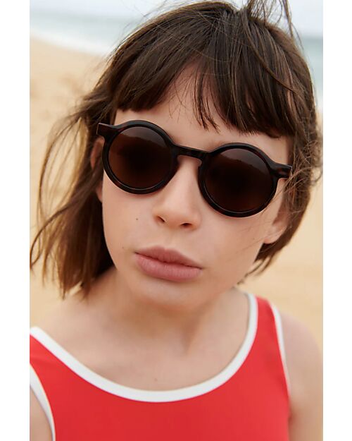 Liewood Darla Sunglasses 4-10 Y - Dark Tortoise - Shiny Sunglasses