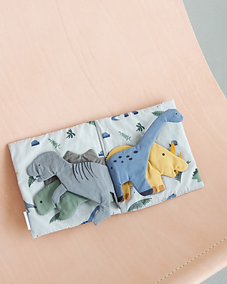 Liewood Dennis Interactive Pop Up Dino Book - 100% Organic Cotton Books