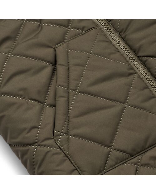 Liewood Diana Reversible Vest - Army Brown Mix - Recycled Material Jackets