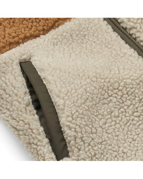 Liewood Diana Reversible Vest - Army Brown Mix - Recycled Material Jackets