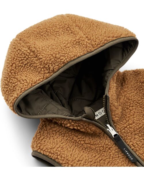 Liewood Diana Reversible Vest - Army Brown Mix - Recycled Material Jackets