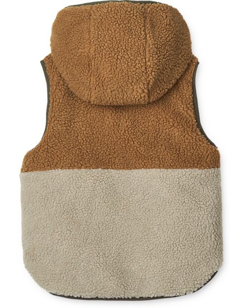 Liewood Diana Reversible Vest - Army Brown Mix - Recycled Material Jackets