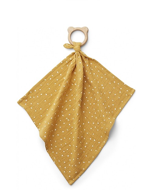 LIEWOOD Dines teether cuddle cloth Confetti yellow mellow LIEWOOD Dines teether cuddle cloth Confetti yellow mellow