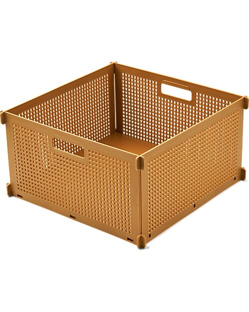 Liewood Dirch Storage Box Medium - Golden Caramel - 34 x 34 cm Storage organisers
