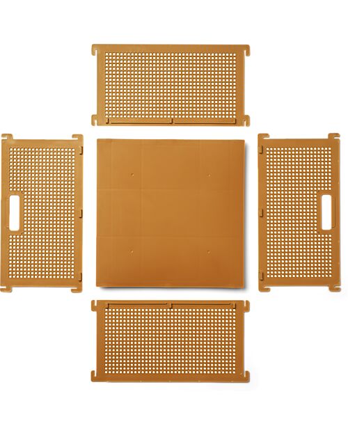 Liewood Dirch Storage Box Medium - Golden Caramel - 34 x 34 cm Storage organisers