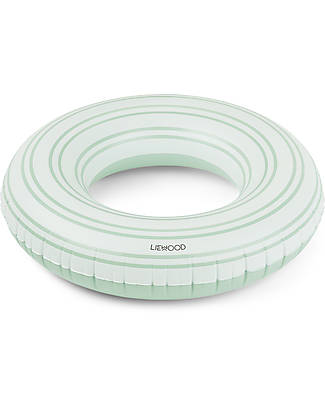Liewood Donna Swim Ring - Striped - Dusty Mint and Creme de la Creme Beach Toys