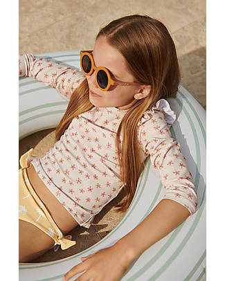 Liewood Donna Swim Ring - Striped - Dusty Mint and Creme de la Creme Beach Toys