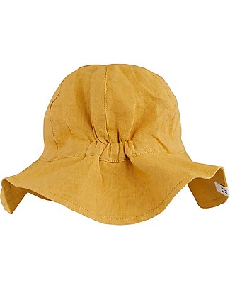 Liewood Dorrit Sun Hat - Organic Linen and Cotton - Yellow Mellow Sunhats