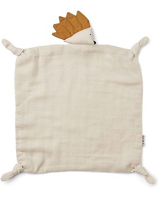 Liewood Doudou Agnete - Hedgehog Sandy - 100% Cotone Biologico Doudou & Comforters