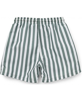 Liewood Duke Swim Pants - Peppermint/White Stripes Swimming Trunks