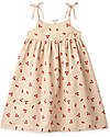Liewood Eli Printed Dress - Cherries - Apple Blossom - 100% Organic Cotton Dresses_