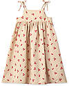Liewood Eli Printed Dress - Cherries - Apple Blossom - 100% Organic Cotton Dresses_