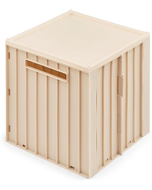 Liewood Elijah Storage Box with Lid - Apple Blossom - 31.5x30.5x32 cm Storage organisers