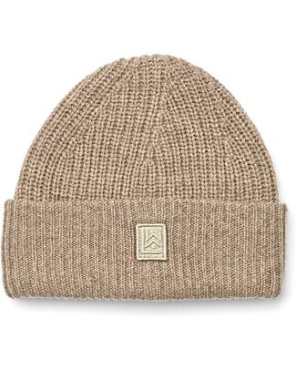 Liewood Emilio Beanie Hat - Oat Melange - 100% Recycled Wool Winter Hats