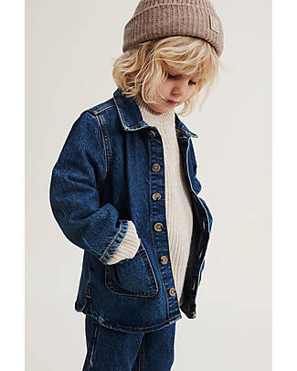 Liewood Emilio Beanie Hat - Oat Melange - 100% Recycled Wool Winter Hats