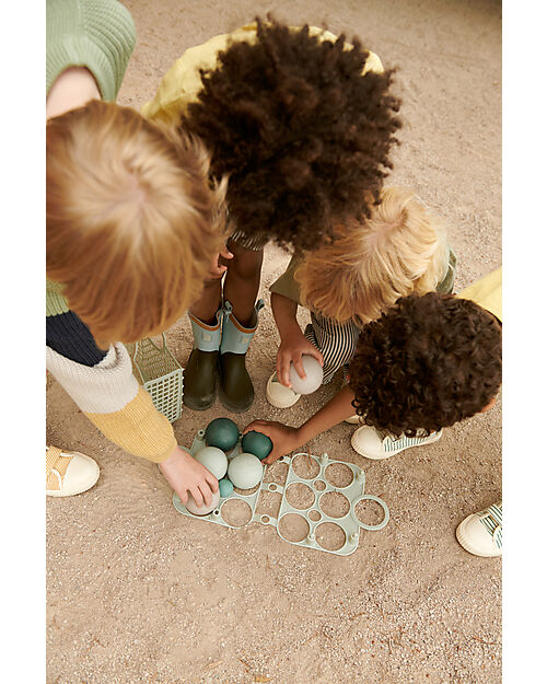 Liewood Emmett Petanque Set - Mustard Multi Mix Beach Toys