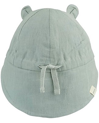 Liewood Eric Sun Hat - Blu - Organic Linen Sunhats