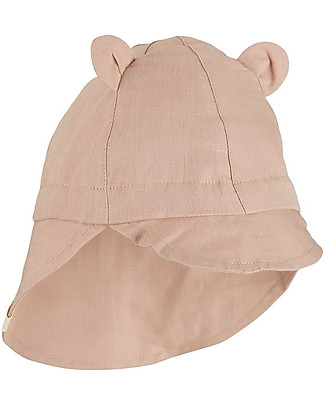 Liewood Eric Sun Hat - Rose - Organic Linen Sunhats