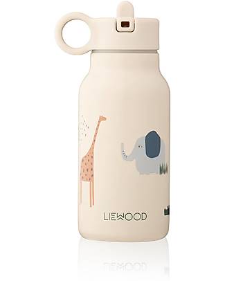 Liewood Falk Children's Steel Thermal Bottle - 250 ml - Safari Sandy Mix Thermos Bottles