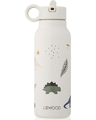 Liewood Falk Children's Steel Thermal Bottle - 350 ml - Dino mix Metal Bottles