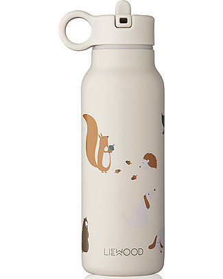 Liewood Falk Children's Steel Thermal Bottle - 350 ml - Friendship Multi Mix Metal Bottles