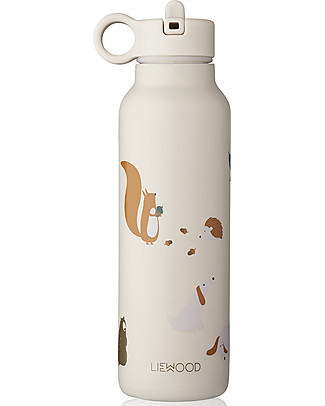 Liewood Falk Children's Steel Thermal Bottle - 500 ml - Friendship Multi Mix Metal Bottles