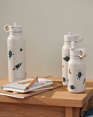 Liewood Falk Children's Steel Thermal Bottle - 500 ml - Space Sandy Mix Thermos Bottles