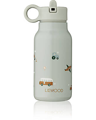 Konges Slojd Thermo Bottle - Skateosaurus - 250 ml unisex (bambini)