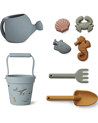 Liewood Florence Beach Set - Sea Creatures Mix Beach Toys