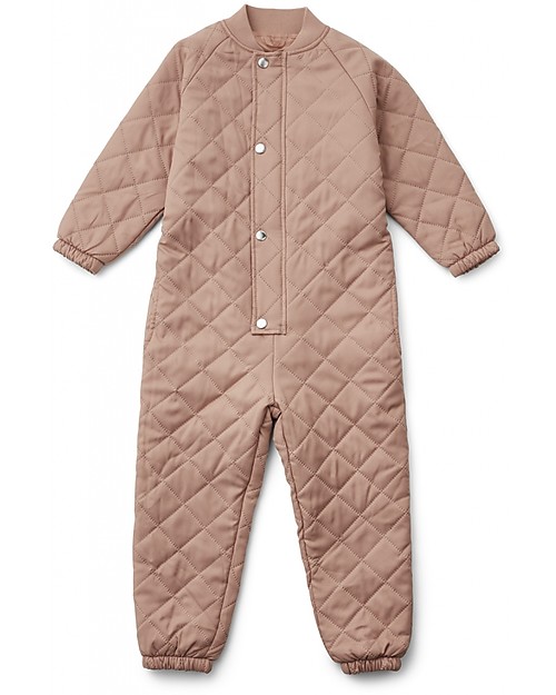 Liewood Frankie Thermo Jumpsuit - Dark Rose - 100% Recycled Polyester Jackets