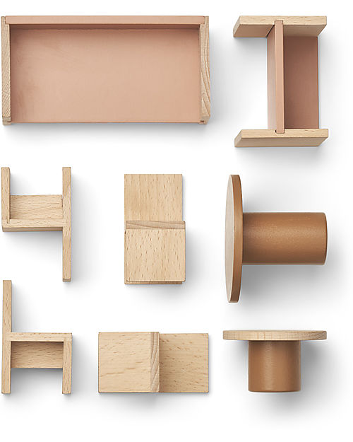 Liewood Gillian Playhouse Furniture Set - Beech Wood Dolls Houses