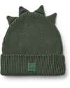 Liewood Gina Beanie - Dino - Hunter Green - Cotton Winter Hats