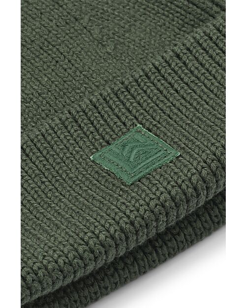 Liewood Gina Beanie - Dino - Hunter Green - Cotton Winter Hats