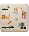 Liewood Glenn Activity Blanket - Safari Sandy mix - Great for Developing Motor Sences and Curiosity! Padded Playmats