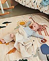 Liewood Glenn Activity Blanket - Safari Sandy mix - Great for Developing Motor Sences and Curiosity! Padded Playmats