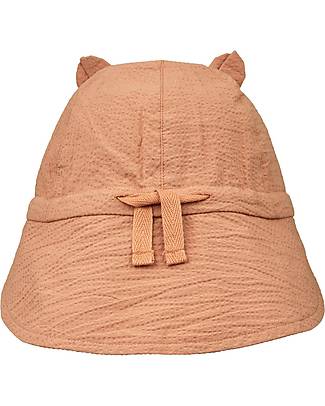 Liewood Gorm seersucker sun hat Tuscany rose Sunhats