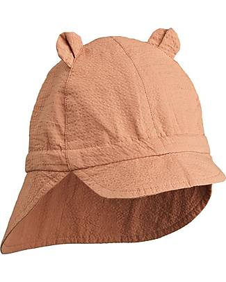 Liewood Gorm seersucker sun hat Tuscany rose Sunhats