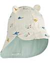 Liewood Gorm Sun Hat - Reversible - Aviator/Ecru - 100% Organic Cotton Sunhats