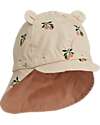 Liewood Gorm Sun Hat - Reversible - Peach/Pale Tuscany- 100% Organic Cotton Sunhats