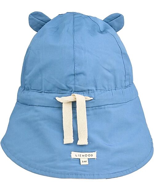Liewood Gorm Sun Hat - Reversible - Sailing - Sandy - 100% Organic Cotton Sunhats