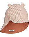 Liewood Gorm Sun Hat - Stripe/Tuscany Rose and Sandy - 100% Organic Cotton Sunhats