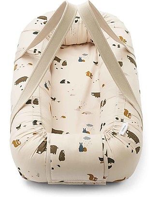 Liewood Gro Babylift - Friendship Sandy Mix - 100% organic cotton Baby Nest