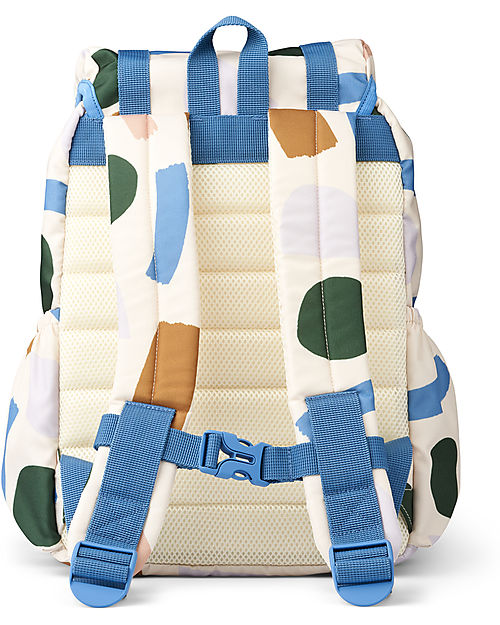 Liewood Helena School Bag - Paint Stroke Sandy - 100% Recycled Material Backpack