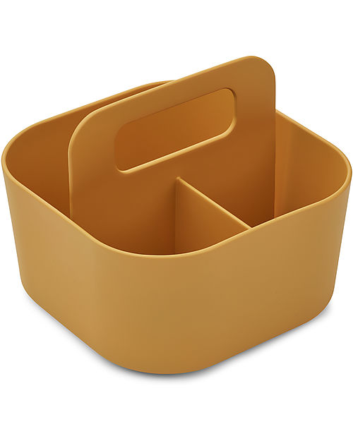 Liewood Hernandes Storage Caddy - Yellow Mellow - 3 Compartments - Recycled Plastic! Storage organisers