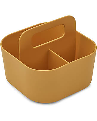 Liewood Hernandes Storage Caddy - Yellow Mellow - 3 Compartments - Recycled Plastic! Storage organisers