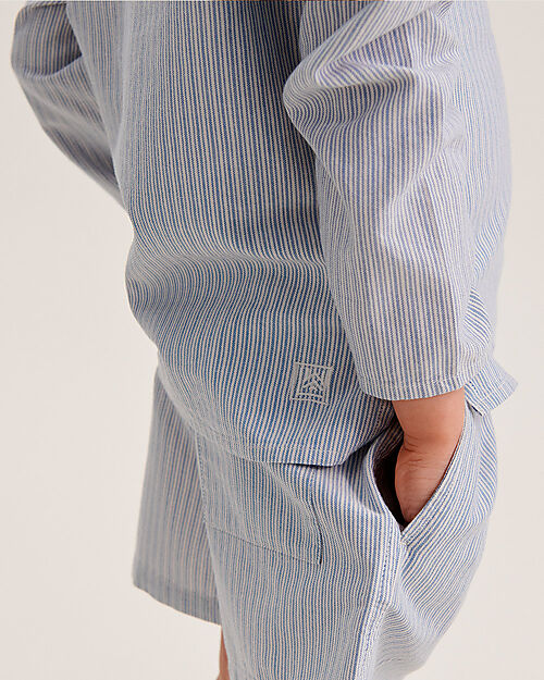 Liewood Houston Stripe Shirt - Riverside and Creme de la