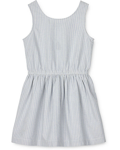 Liewood Idaho Stripe Dress - Riverside/Creme de la creme - 100% Organic Cotton Dresses_