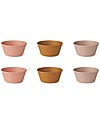 Liewood Irene 6 Bowls Set - Rose Multi Mix - Set 6 Pieces - 100% Biodegradable! Bowls & Plates